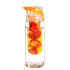Бутылка для воды Flavour It 2 Go, оранжевая, , пластик