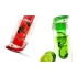 Бутылка для воды Flavour It 2 Go, зеленая, , пластик