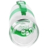 Бутылка для воды Fata Morgana, прозрачная с зеленым, , пластик