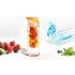 Бутылка для воды Flavour It 2 Go, оранжевая, , пластик
