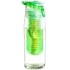 Бутылка для воды Flavour It 2 Go, зеленая, , пластик