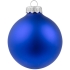 Елочный шар Gala Night Matt в коробке с тиснением, синий, 8 см, , 