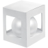Елочный шар Gala Night Matt в коробке, белый, 8 см, , шар - стекло, металл; коробка - картон