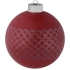 Елочный шар Queen с лентой, 10 см, красный, , шар - стекло; лента - полиэстер, сатин