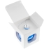 Елочный шар Finery Gloss, 8 см, глянцевый синий, , шар - стекло, металл; коробка - картон