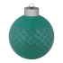 Елочный шар Queen с лентой, 8 см, зеленый, , шар - стекло; лента - полиэстер, сатин
