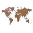 Деревянная карта мира World Map Wall Decoration Exclusive, орех, , 