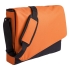 Конференц сумка Unit Messenger, оранжево-черная, , полиэстер, 600d