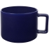 Чашка Jumbo, матовая, синяя, , фарфор
