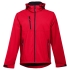 Куртка софтшелл мужская Zagreb, красная, , внешняя сторона - полиэстер 96%, эластан 4%; софтшелл, плотность 280 г/м²; изнанка - полиэстер 100%, флис