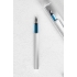 Ручка перьевая PF One, серебристая с синим, , металл