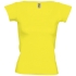 Футболка женская MELROSE 150 с глубоким вырезом, лимонно-желтая, , 