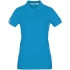 Рубашка поло женская Virma Premium Lady, бирюзовая, , хлопок 100%, гребенная пряжа (пенье), плотность 200 г/м²; пике