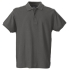 Рубашка поло мужская MORTON, серая (антрацит), , хлопок 100%, плотность 220 г/м²; пике