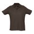 Рубашка поло мужская SUMMER 170, темно-коричневая (шоколад), , 