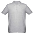Рубашка поло мужская Adam, серый меланж, , хлопок 85%, вискоза 15%, плотность 195 г/м²; пике