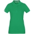 Рубашка поло женская Virma Premium Lady, зеленая, , хлопок 100%, гребенная пряжа (пенье), плотность 200 г/м²; пике