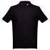 Рубашка поло мужская Adam, черная, , хлопок 100%, плотность 195 г/м²; пике