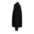 Рубашка поло оверсайз с длинным рукавом Heritage, черная, , хлопок, переработанный 50%; хлопок 50%, плотность 320 г/м²; футер