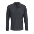 Рубашка поло с длинным рукавом Prime LSL, темно-серая, , полиэстер 65%; хлопок 35%, плотность 200 г/м²; пике