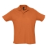 Рубашка поло мужская SUMMER 170, оранжевая, , 