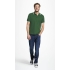 Рубашка поло мужская с контрастной отделкой PRACTICE 270, зеленый/белый, , 