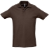 Рубашка поло мужская SPRING 210, шоколадно-коричневая, , 