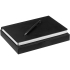 Набор Romano, черный, , ежедневник - искусственная кожа; ручка - металл; коробка - картон
