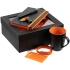 Набор Ton Memory Maxi, черный с оранжевым, , нейлон; металл; искусственная кожа; покрытие софт-тач; пластик; фаянс; переплетный картон