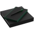 Набор Nice Twice, черный с зеленым, , искусственная кожа; переплетный картон; пластик; покрытие софт-тач