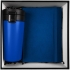 Набор Vivian, синий, , нержавеющая сталь, пластик; искусственная кожа; переплетный картон