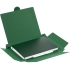 Набор Romano, зеленый, , ежедневник - искусственная кожа; ручка - металл; коробка - картон