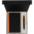 Набор Nice Twice, черный с оранжевым, , искусственная кожа; переплетный картон; пластик; покрытие софт-тач