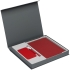 Набор Flex Shall, красный, , ежедневник - искусственная кожа; ручка, аккумулятор - пластик; покрытие софт-тач; коробка - картон