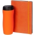 Набор Vivian, оранжевый, , пластик; искусственная кожа; переплетный картон