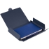 Набор Flat Light, синий, , ежедневник - искусственная кожа; ручка - металл, пластик; коробка - картон