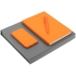Набор Flex Shall Recharge, оранжевый, , искусственная кожа; пластик; покрытие софт-тач; переплетный картон