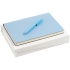 Набор Flex Shall Simple, голубой, , искусственная кожа; покрытие софт-тач; пластик; переплетный картон