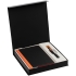 Набор Nice Twice, черный с оранжевым, , искусственная кожа; переплетный картон; пластик; покрытие софт-тач