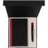 Набор Nice Twice, черный с красным, , искусственная кожа; переплетный картон; пластик; покрытие софт-тач