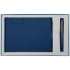 Набор Tact, синий, , искусственная кожа; металл; переплетный картон; пластик; покрытие софт-тач