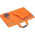 Набор Flexpen Shall Simple, оранжевый, , искусственная кожа; нейлон; пластик; металл; покрытие софт-тач; полиэстер