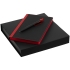 Набор Nice Twice, черный с красным, , искусственная кожа; переплетный картон; пластик; покрытие софт-тач