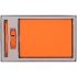 Набор Frame, оранжевый, , искусственная кожа; пластик; покрытие софт-тач