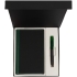 Набор Nice Twice, черный с зеленым, , искусственная кожа; переплетный картон; пластик; покрытие софт-тач