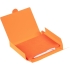 Набор Flat, оранжевый, , покрытие софт-тач; пластик; картон