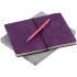 Набор Business Diary, фиолетовый, , искусственная кожа; металл; картон