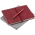 Набор Business Diary, красный, , искусственная кожа; металл; картон