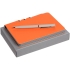 Набор Flexpen Mini, оранжевый, , картон; искусственная кожа, покрытие софт-тач; металл, пластик