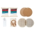 Набор для вышивания «Елочная игрушка», , канва - дерево; коробка и открытки - картон